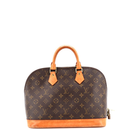 Louis Vuitton Vintage Alma Handbag Monogram Canvas PM