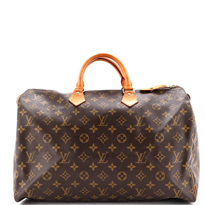 Louis Vuitton Speedy Handbag Monogram Canvas 40