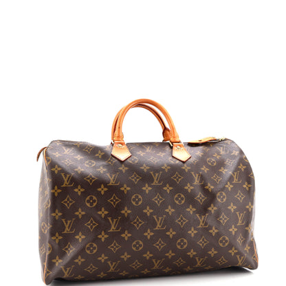 Louis Vuitton Speedy Handbag Monogram Canvas 40