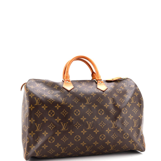 Louis Vuitton Speedy Handbag Monogram Canvas 40