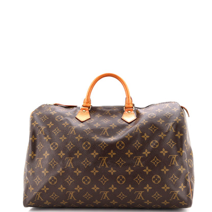 Louis Vuitton Speedy Handbag Monogram Canvas 40