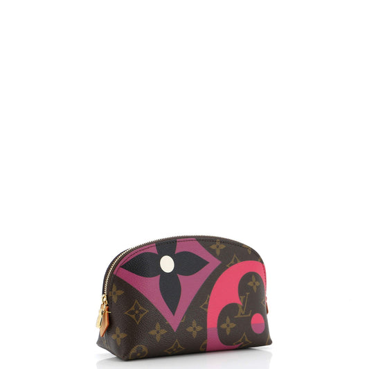 Louis Vuitton Cosmetic Pouch Limited Edition Game On Monogram Canvas