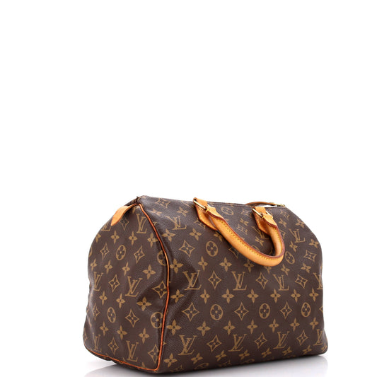Louis Vuitton Speedy Handbag Monogram Canvas 30
