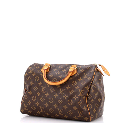 Louis Vuitton Speedy Handbag Monogram Canvas 30