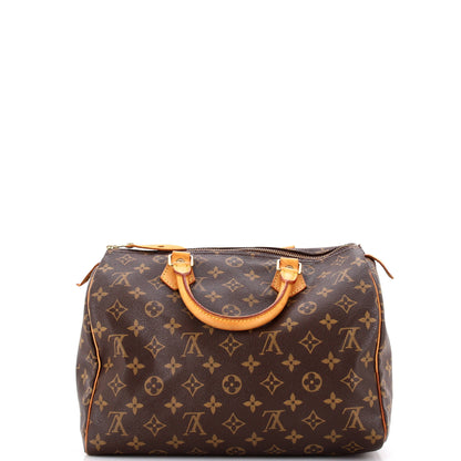 Louis Vuitton Speedy Handbag Monogram Canvas 30