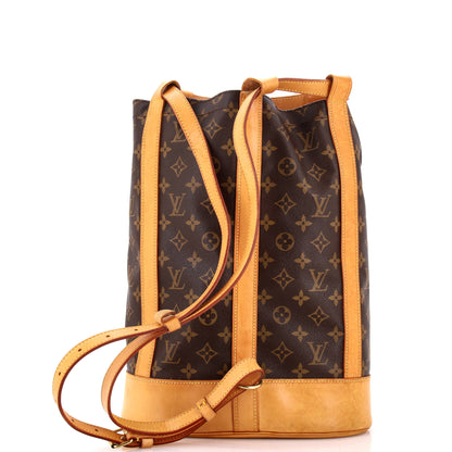 Louis Vuitton Randonnee Backpack Monogram Canvas PM
