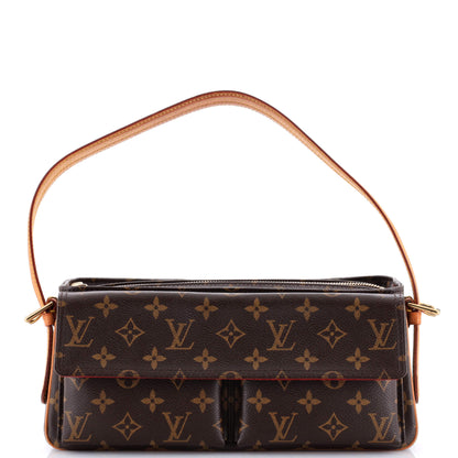 Louis Vuitton Viva Cite Handbag Monogram Canvas MM