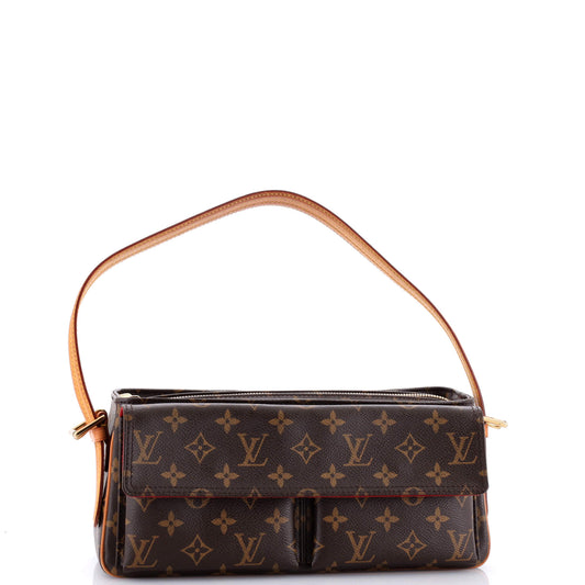 Louis Vuitton Viva Cite Handbag Monogram Canvas MM
