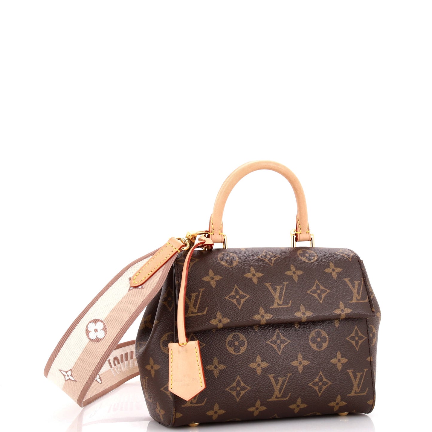 Louis Vuitton Cluny Top Handle NM Bag Monogram Canvas Mini