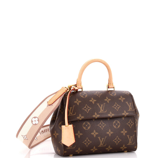 Louis Vuitton Cluny Top Handle NM Bag Monogram Canvas Mini
