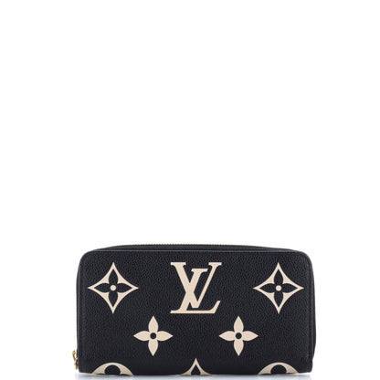 Louis Vuitton Zippy Wallet Bicolor Monogram Empreinte Giant