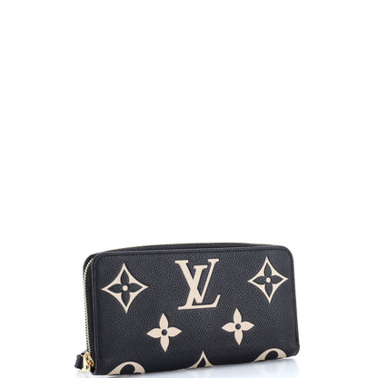 Louis Vuitton Zippy Wallet Bicolor Monogram Empreinte Giant