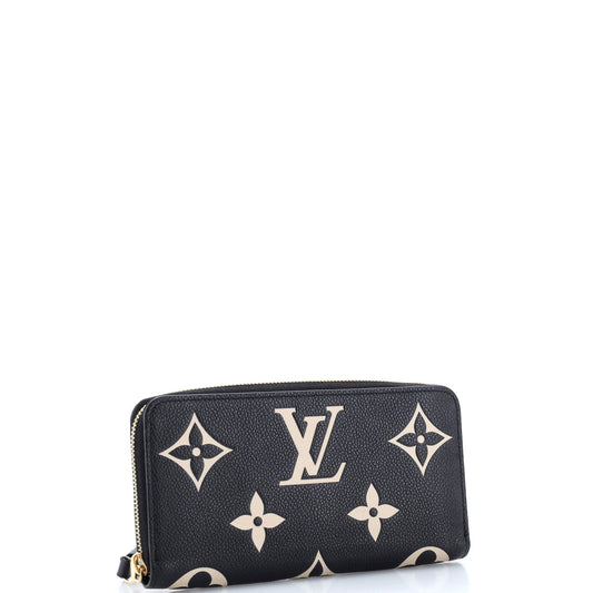Louis Vuitton Zippy Wallet Bicolor Monogram Empreinte Giant