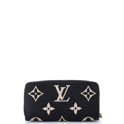 Louis Vuitton Zippy Wallet Bicolor Monogram Empreinte Giant