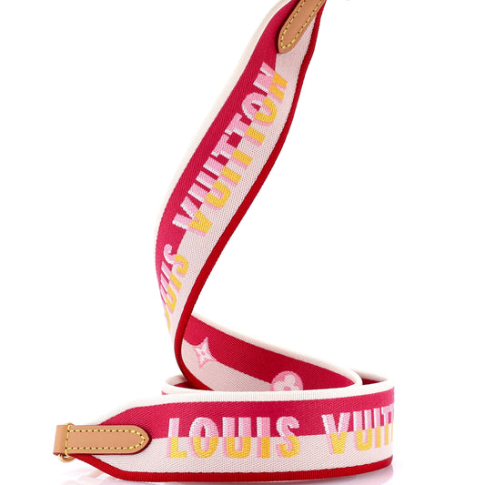 Louis Vuitton Logo Shoulder Strap Jacquard Wide