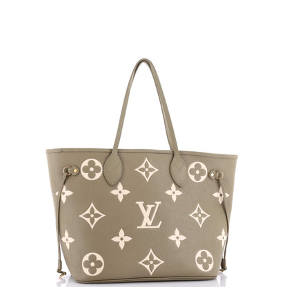 Louis Vuitton Neverfull NM Tote Bicolor Monogram Empreinte Giant MM