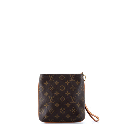 Louis Vuitton Partition Wristlet Clutch Monogram Canvas