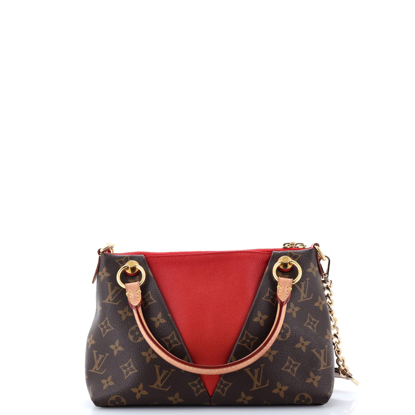 Louis Vuitton V Tote Monogram Canvas and Leather BB