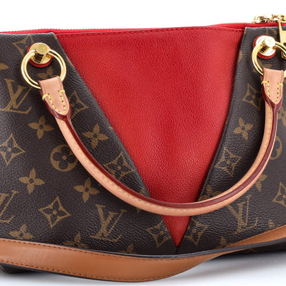 Louis Vuitton V Tote Monogram Canvas and Leather BB