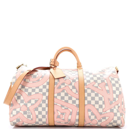 Louis Vuitton Keepall Bandouliere Bag Limited Edition Damier Tahitienne 50