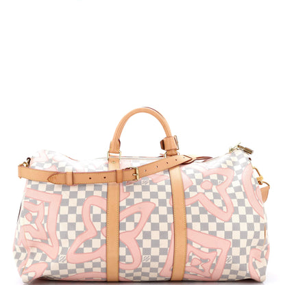Louis Vuitton Keepall Bandouliere Bag Limited Edition Damier Tahitienne 50