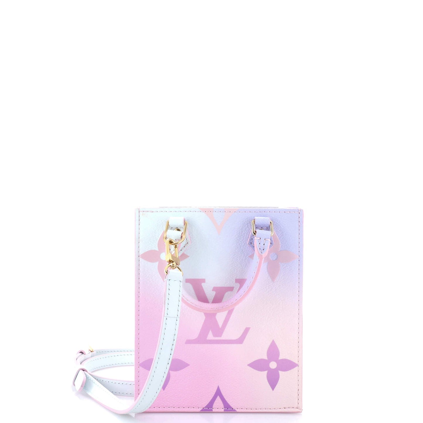 Louis Vuitton Petit Sac Plat Bag Spring in the City Monogram Giant Canvas
