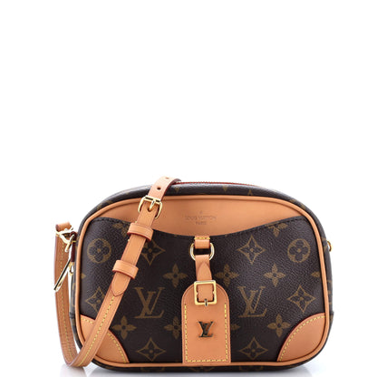 Louis Vuitton Deauville Handbag Monogram Canvas Mini