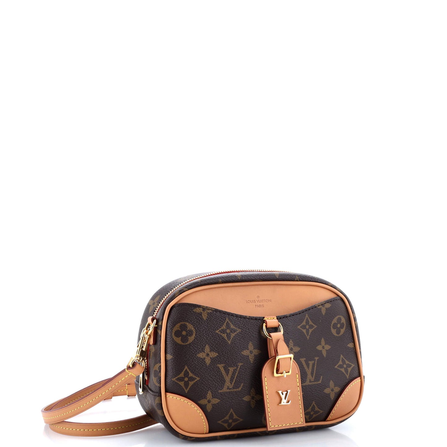 Louis Vuitton Deauville Handbag Monogram Canvas Mini