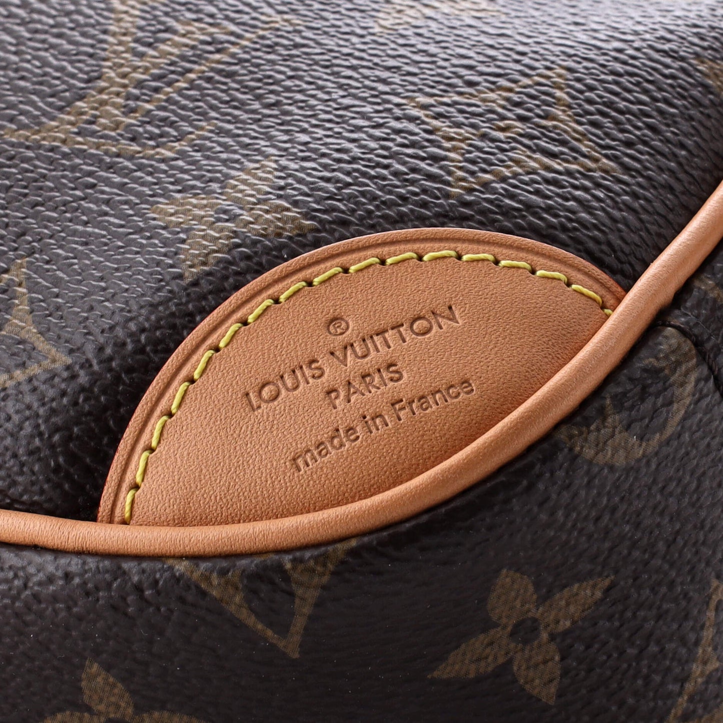 Louis Vuitton Deauville Handbag Monogram Canvas Mini