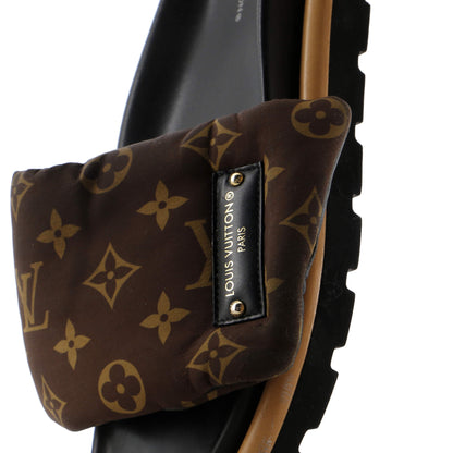 Louis Vuitton Women's Pool Pillow Comfort Mule Sandals Monogram Nylon