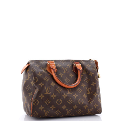 Louis Vuitton Speedy Handbag Monogram Canvas 25