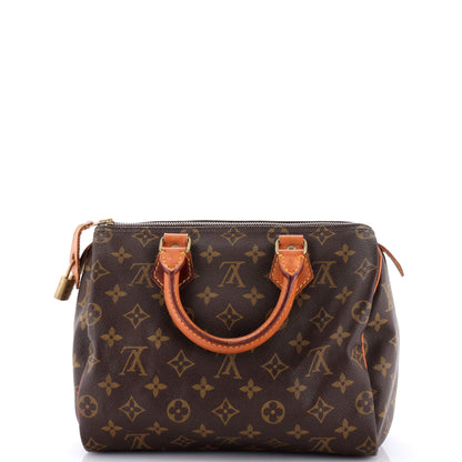 Louis Vuitton Speedy Handbag Monogram Canvas 25
