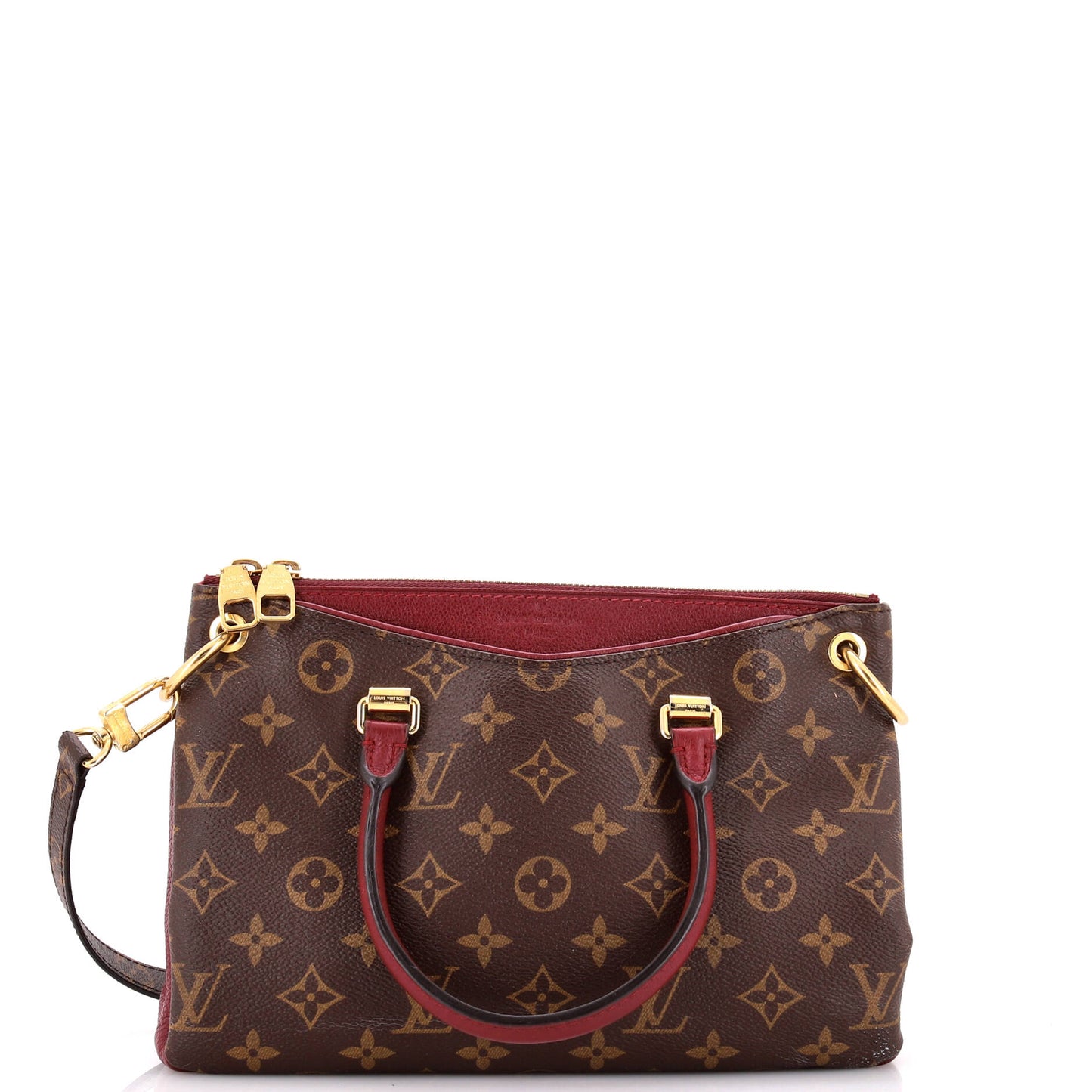 Louis Vuitton Pallas Tote Monogram Canvas with Leather BB