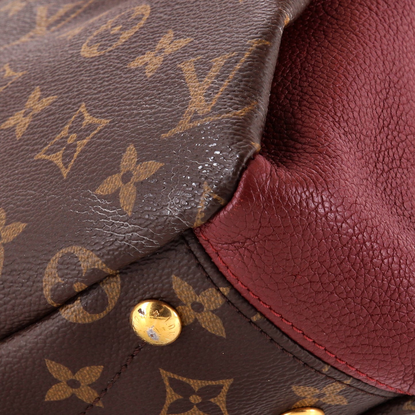 Louis Vuitton Pallas Tote Monogram Canvas with Leather BB