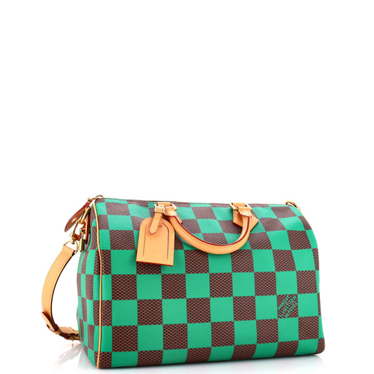 Louis Vuitton Speedy Bandouliere Bag Damier Pop 40