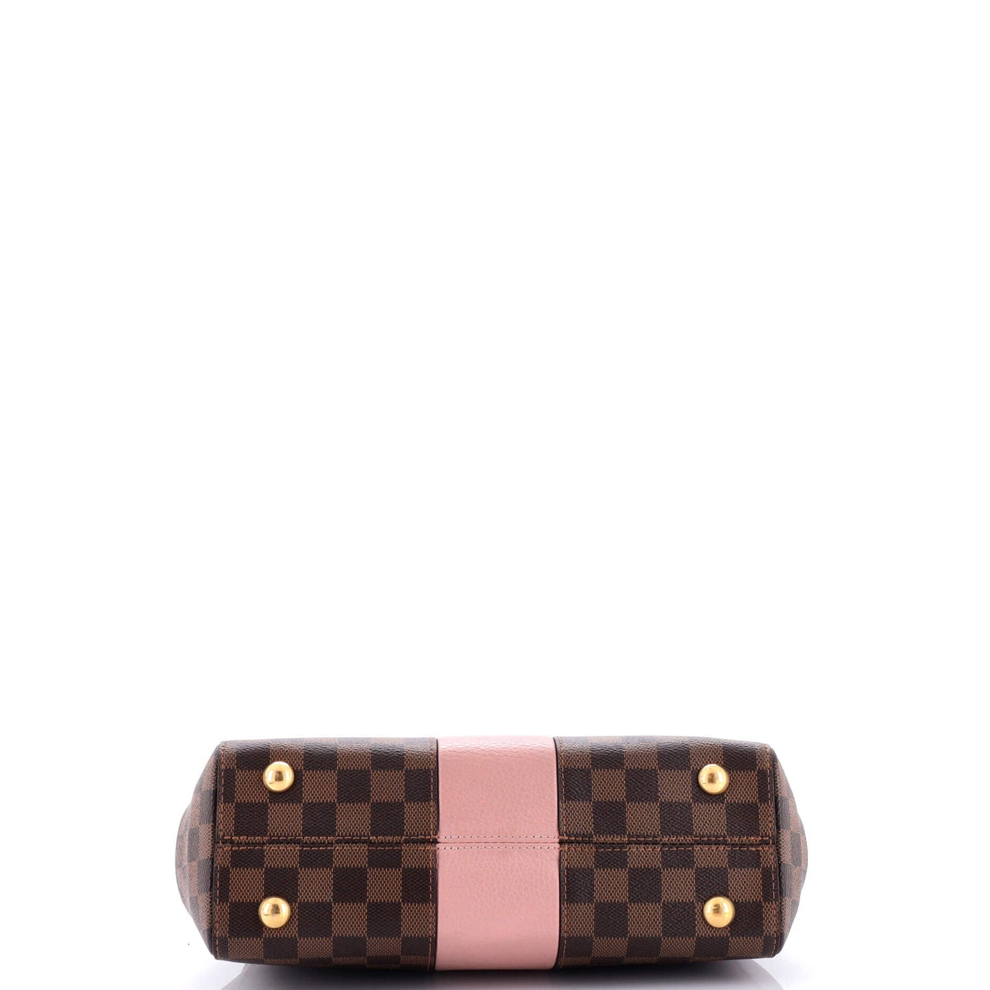 Louis Vuitton Bond Street Handbag Damier with Leather MM