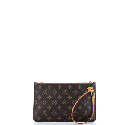 Louis Vuitton Neverfull Pochette Monogram Canvas Large