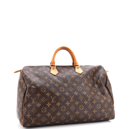 Louis Vuitton Speedy Handbag Monogram Canvas 40
