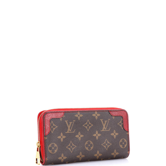 Louis Vuitton Retiro Zippy Wallet Monogram Canvas