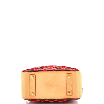 Louis Vuitton Deauville Cube Bag Monogram Tuffetage Canvas