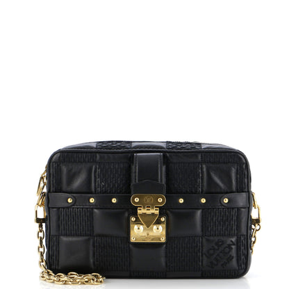 Louis Vuitton Troca Handbag Damier Quilted Lambskin PM