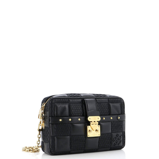 Louis Vuitton Troca Handbag Damier Quilted Lambskin PM