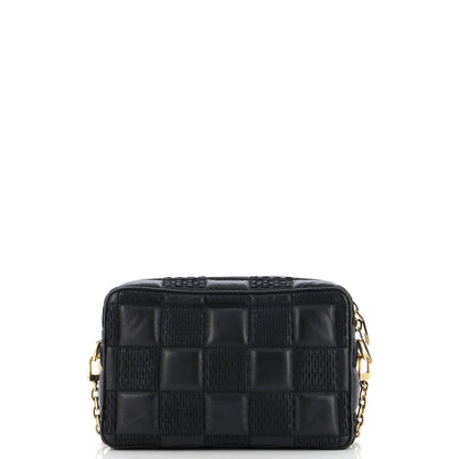 Louis Vuitton Troca Handbag Damier Quilted Lambskin PM