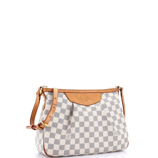 Louis Vuitton Siracusa Handbag Damier PM