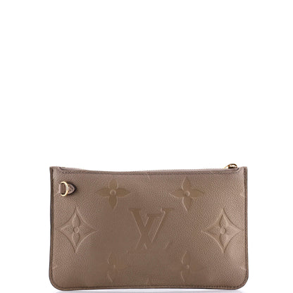 Louis Vuitton Neverfull Pochette Monogram Empreinte Giant Large
