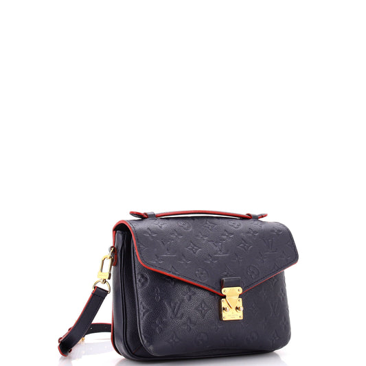 Louis Vuitton Pochette Metis Monogram Empreinte Leather East West