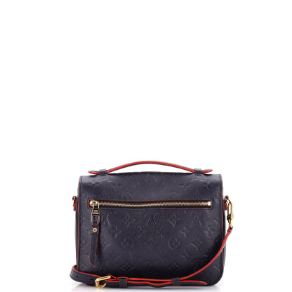 Louis Vuitton Pochette Metis Monogram Empreinte Leather East West