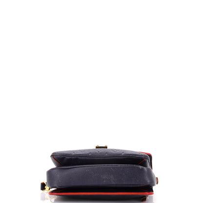 Louis Vuitton Pochette Metis Monogram Empreinte Leather East West