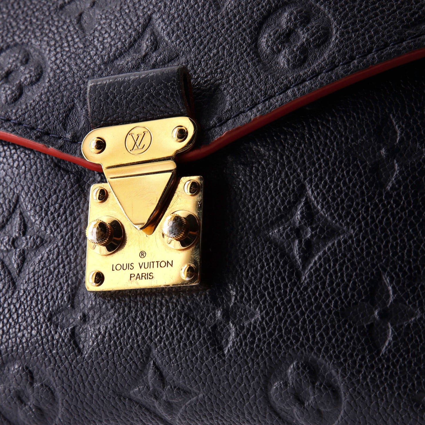 Louis Vuitton Pochette Metis Monogram Empreinte Leather East West
