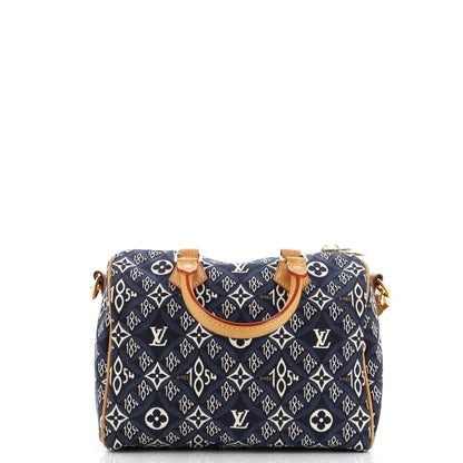 Louis Vuitton Speedy Bandouliere Bag Limited Edition Since 1854 Monogram Jacquard 25